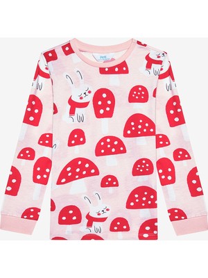 Penti Kız Çocuk Mushroom 2li Çok Renkli Pijama Takımı