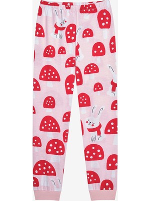 Penti Kız Çocuk Mushroom 2li Çok Renkli Pijama Takımı