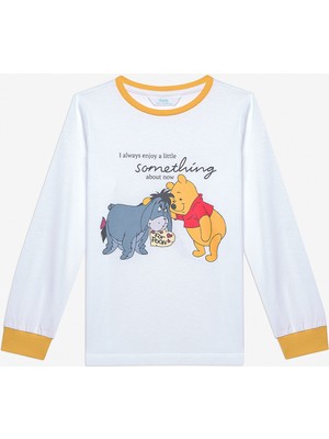 Unisex Winnie And Eeyore Çok Renkli Pijama Takımı