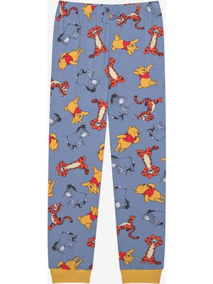 Unisex Winnie And Eeyore Çok Renkli Pijama Takımı