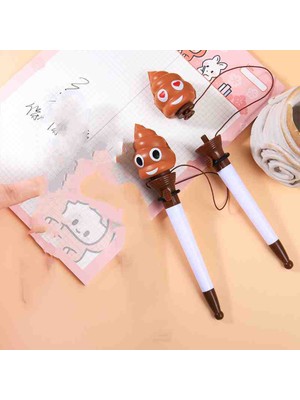 Meyra Accessories Poo Sukuşili Tükenmez Jel Kalem ve Eğlence Kalemi 1 Adet