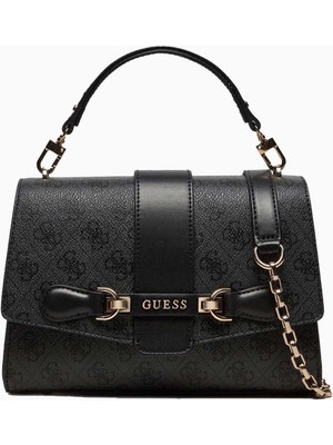 Guess Nolana Handle Flap Monogram El Çantası