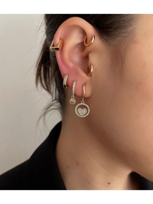 Su Perisi Takı Bijuteri Cerrahi Çelik Gümüş Halka Piercing , Tragus