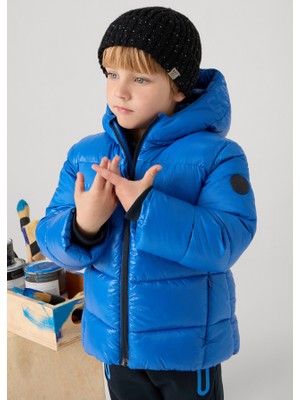 Mayoral 4470 Erkek Çocuk Mavi Şişme Mont