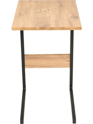 Ceramical C Sehpa - Atlantik Çam / Siyah - 67X46X36 cm