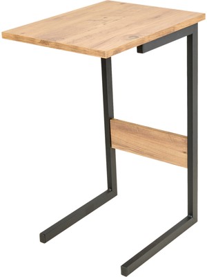 Ceramical C Sehpa - Atlantik Çam / Siyah - 67X46X36 cm