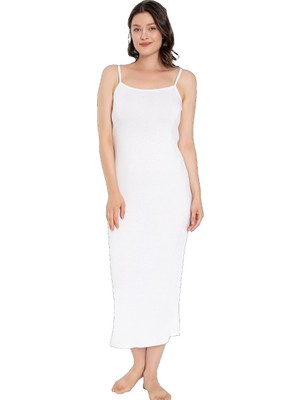 Bambu Kadın Ip Askılı Uzun Içlik Elbise