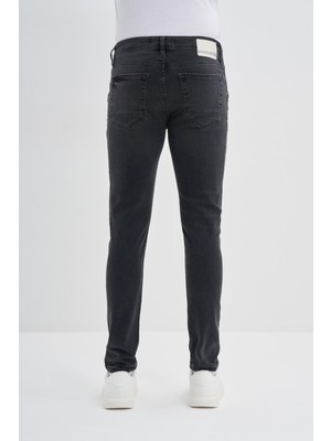 Cazador Harden Denim Erkek Kot Pantolon Slim Fit  0737 Antrasit