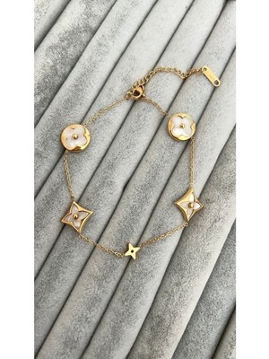 Su Perisi Takı Bijuteri Çelik Gold Marka Model Halhal