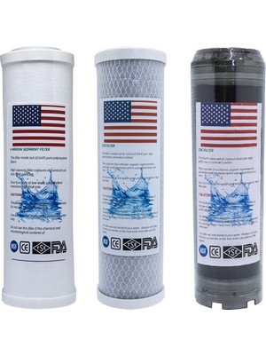 Ihlas Aura Cebilon Compact Uyumlu 3'lü Filtre Seti Nsf Usa