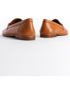 Capone Outfitters Cally Hakiki Deri Kadın Loafer