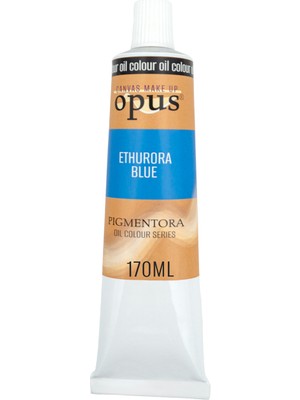 Opus Yağlı Boya 40 ml 5 Renk Sarı Beyaz Mavi Siyah Kırmızı Pigmentora Oil Colour Serie