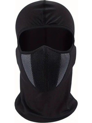 Breen Motorcular Için Yüz Maskesi, Soğuk, Rüzgar Ve Güneşten Yüz Koruyucu,gri