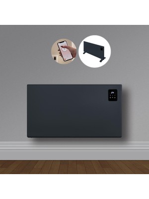 Elektrikli Isıtıcı Panel Konvektör Wifi - Antrasit Renk