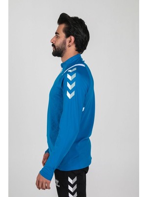 Hummel (6 Farklı Renk) Dream Half Zip Sweatshirt Eşofman Üstü Mavi - 3xl