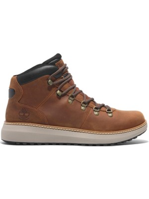Timberland Deri Kızıl Kahve Erkek Bot Hudson Road Mıd Lace Up Waterproof