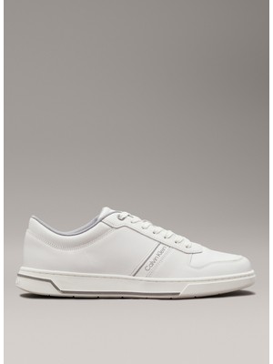 Calvin Klein Beyaz Erkek Sneaker Low Top Lace Up Logo