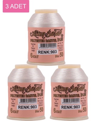 Altınbaşak 3 Adet Oya ve Dantel Ipi 20 gr - No: 903