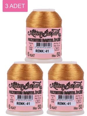 Altınbaşak 3 Adet Oya ve Dantel Ipi 20 gr - No: 041
