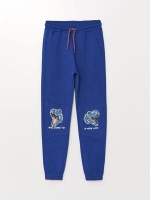 LC Waikiki Lcw Kids Beli Lastikli Baskılı Erkek Çocuk Jogger Eşofman Altı