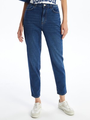 LC Waikiki Lcw Jeans Yüksek Bel Slim Mom Kadın Jean Pantolon