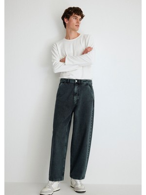 Mavi Bern MV91 Street Puslu Vintage Antrasit Jean Pantolon 0010290-87176