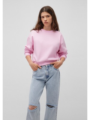 Pembe Basic Crop Sweatshirt1611147-71117
