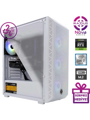 Raxius Nova G2 I7 4060-27F09 I7-12700F 16GB 512SSD RTX4060 W11P Gaming Masaüstü Bilgisayar