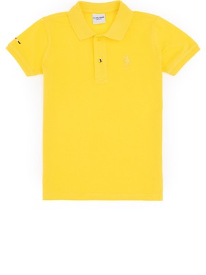 U.S. Polo Assn. Erkek Çocuk Sarı Basic Polo Yaka Tişört 50279572-VR044