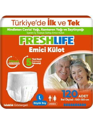 Freshlife Large Emici Külot 30’lu Paket x 4 Adet
