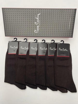 Pierre Cardin Bambu 12'li  Uzun Soket Çorap 490- Pc Kahverengi