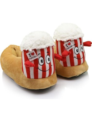 Twigy Corn Kadın, Garson Boy Hayvanlı Panduf Kahverengi 36/41