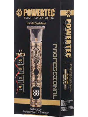 Powertec TR-1212 Sakal Ense Tıraş Makinesi