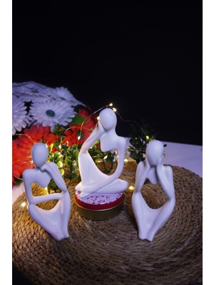 3'lü Iskandinav Düşünür Biblo Set