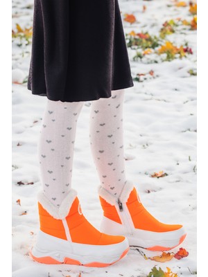 Kiko Kids Pamela Fermuarlı Kız Çocuk Kar Botu