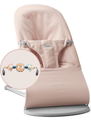 Babybjörn Balance Bliss Ana Kucağı Woven Melange Oyuncaklı / Light Pink