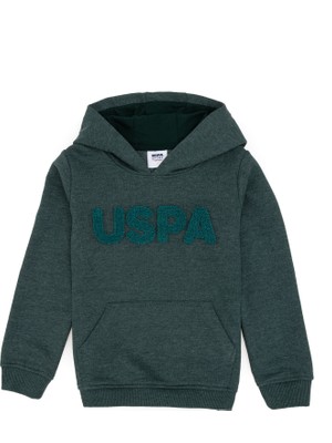 U.S. Polo Assn. Erkek Çocuk Koyu Yeşil Basic Sweatshirt 50289142-VR079