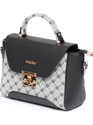 Armine 378 Bayan Çanta Noktalı - Gri Noktalı-75