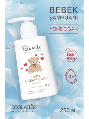 Bebek Şampuanı Yenidoğan Nazik Bakım, Hassas Ciltler İçin Nemlendirici, 250 ml