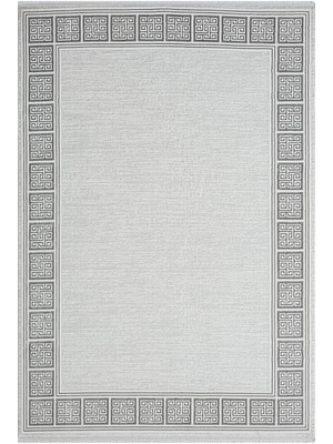 Karmen Halı Zenith ZN001A Gri Antrasit Kenar Çerçeveli Modern Parlak Yumuşak Kadife Ince  Salon