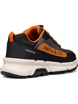 Geox Erkek Çocuk Gri Flexyper Plus Abx Bağcıklı Sneaker J46LCC0FU50C9291