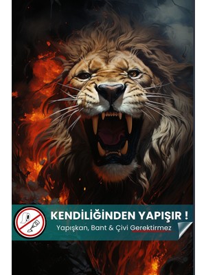 Aslan Duvar Posteri, Yüksek Çözünürlüklü Baskı Poster, Önerisi, Poster