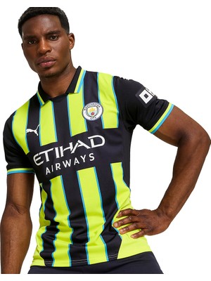 Puma Manchester City Away Erkek Mavi Futbol Forma 77508602