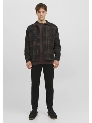 Jack & Jones Erkek Bol Paça Sweat Pantolon - Ace Siyah