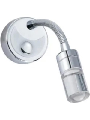 Krom Esnek Okuma Lambası 12V LED Sıcak Beyaz