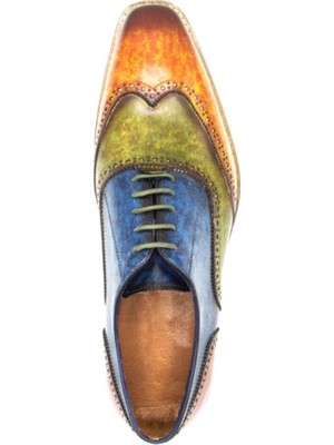 Gacco Mixed Color Pelitte Patina Dress Shoes