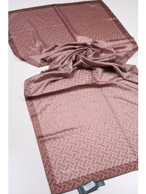 Bonjela Kendinden Desenli Monogram Şal - Desen-01 - Renk-09-93