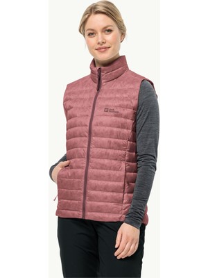 Jack Wolfskin Pilvi Down Vest W Kadın Yelek 1207771-J0127 Mineral Red