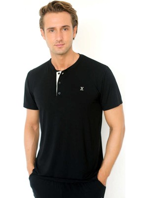 Erkek Bambu 2li Pijama Takımı