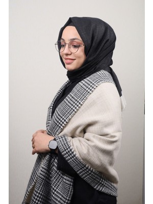 Ladycolor Çift Taraflı Yün Omuz Şalı - Desen-01 - Renk-11-97